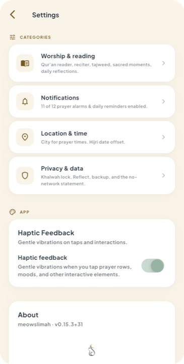 meowslimah app screenshot 9 of 25